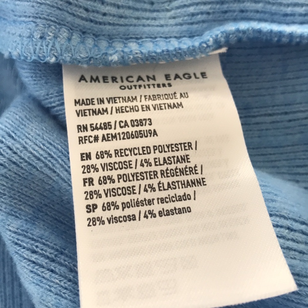 American Eagle Square Neck Pointelle Sweater - image 5